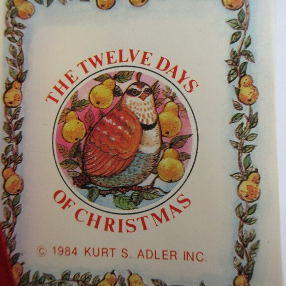 3 Mini Book Christmas Ornaments Nutcracker Suite & 12 Days of Christmas, Santa - Picture 7 of 16